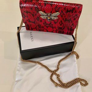 Gucci GG Women Queen Margaret - python skin